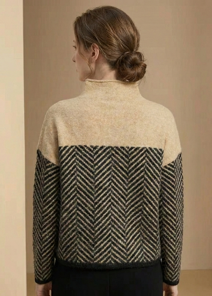 Freja Chevron Striktrøje